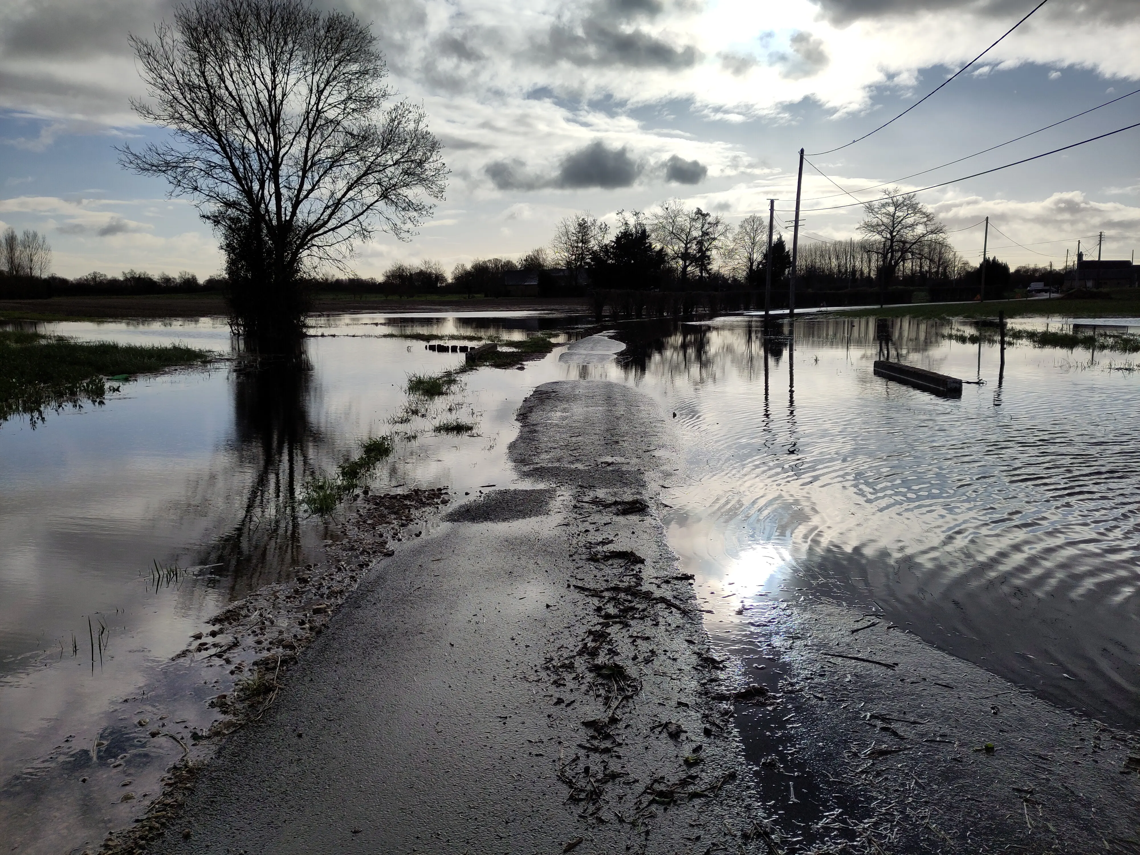 inondations avant passage