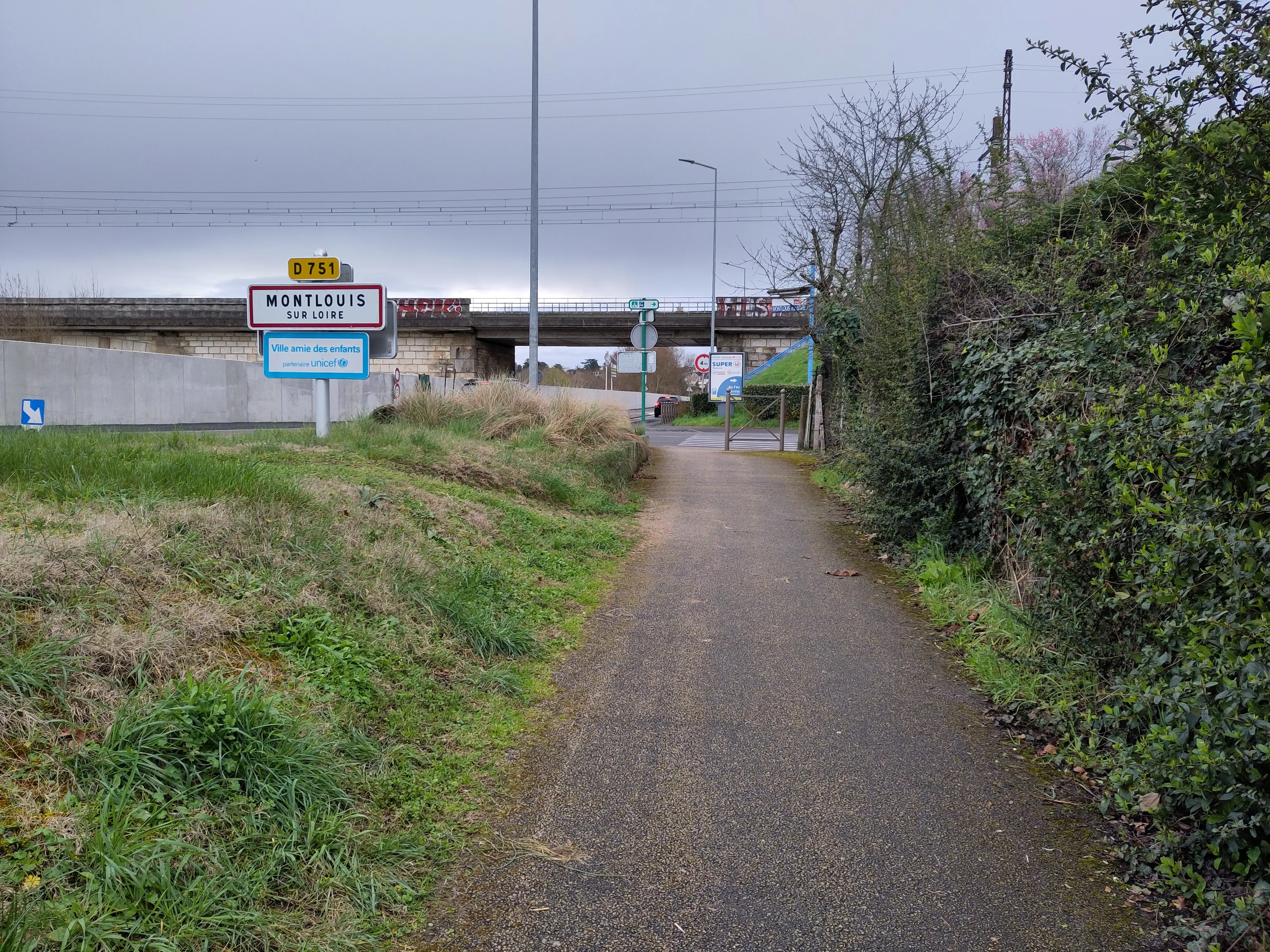 Arrivée à Montlouis-sur-Loire