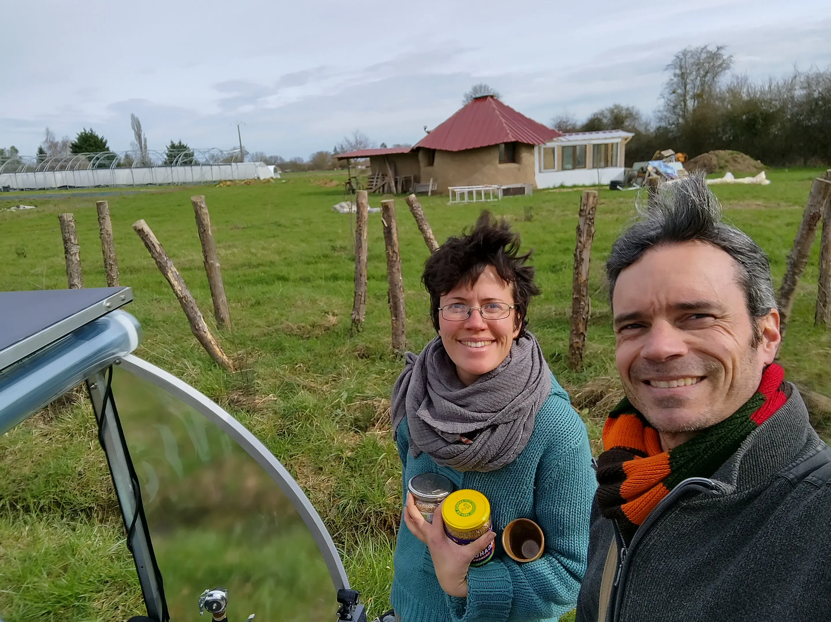 Image de Yannick et de Claire cheveux aux vents...